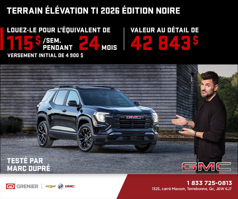 Le GMC Terrain 2026