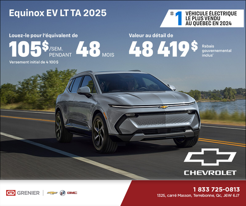 Procurez-vous le Chevrolet Equinox EV 2025