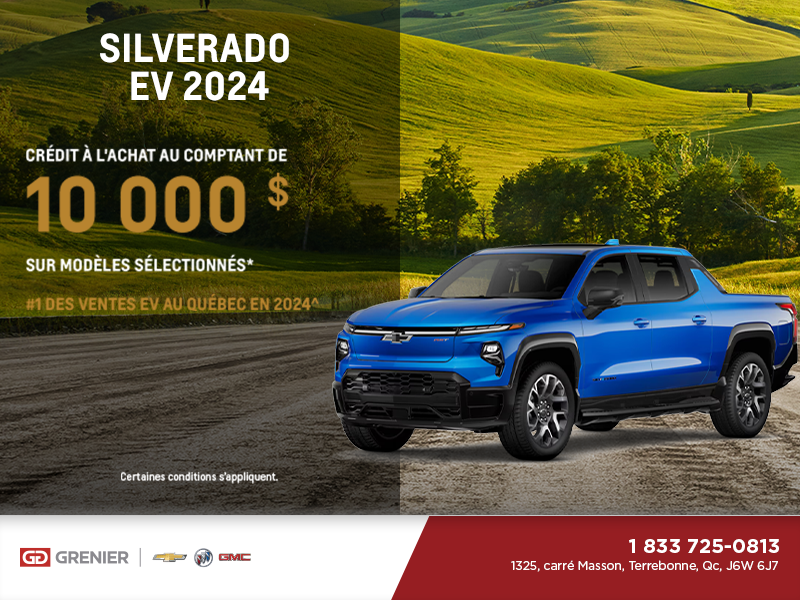 Procurez-vous le Chevrolet Silverado EV 2024