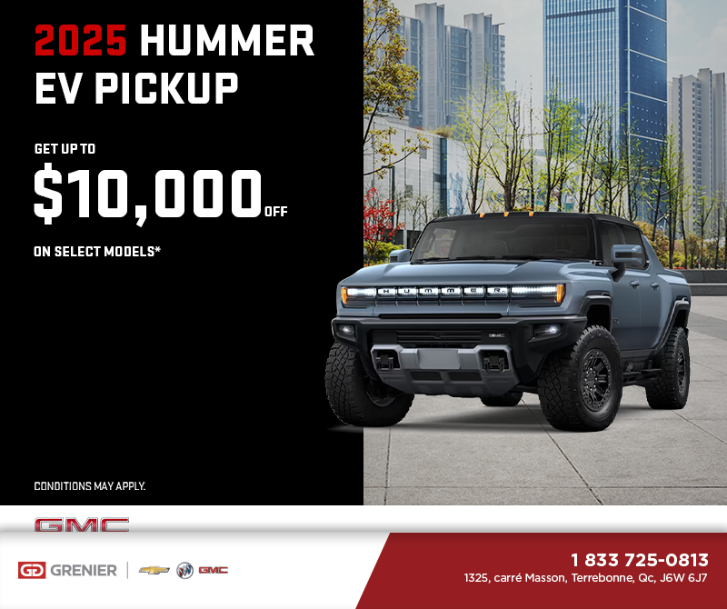 The 2025 GMC Hummer EV Pickup