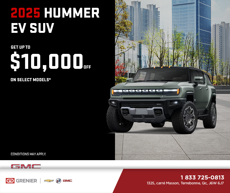 The 2025 GMC Hummer EV SUV
