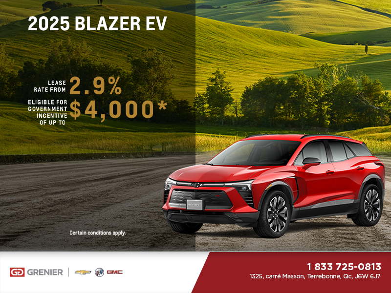 Get the 2025 Chevrolet Blazer EV