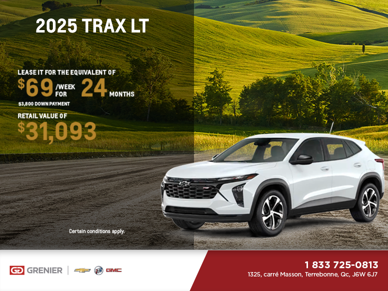 Get the 2025 Chevrolet Trax
