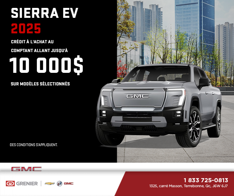Le GMC Sierra EV 2025