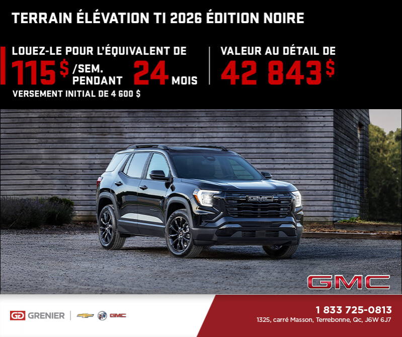 Le GMC Terrain 2026
