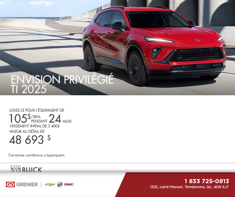 Procurez-vous la Buick Envision 2025