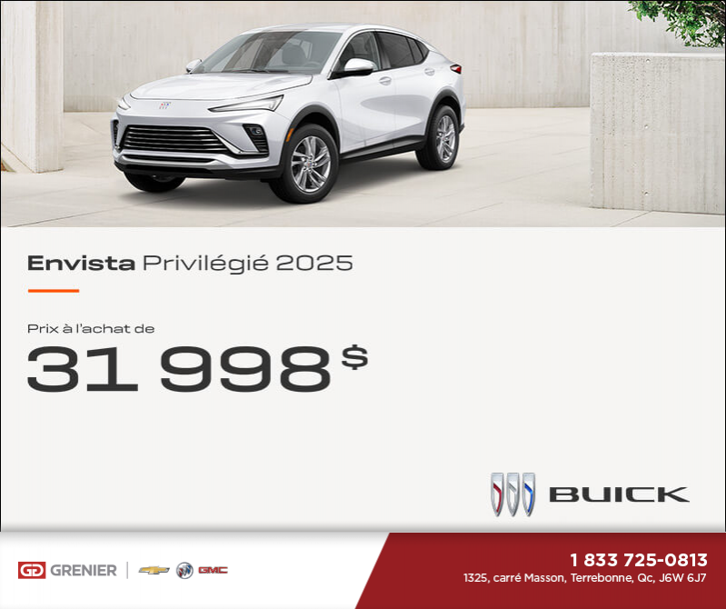 Procurez-vous la Buick Envista 2025