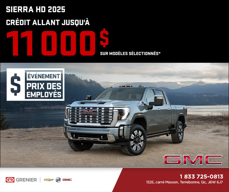 Le GMC Sierra 2500 2025