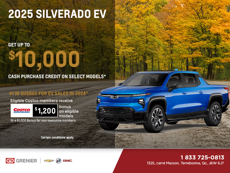 Get the 2025 Chevrolet Silverado EV
