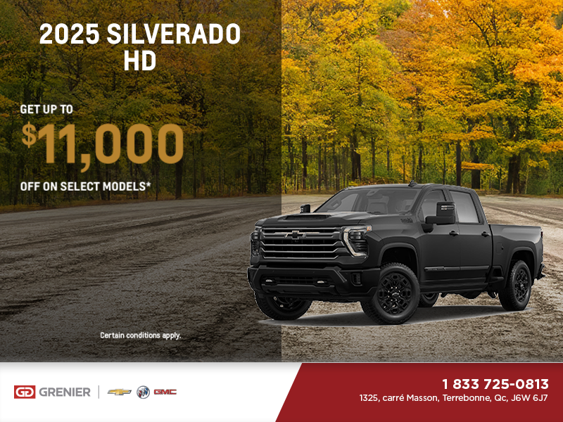 Get the 2025 Chevrolet Silverado HD