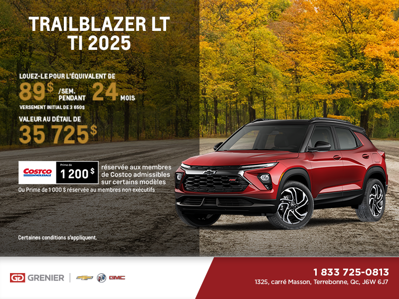 Le Chevrolet Trailblazer LT TI 2026