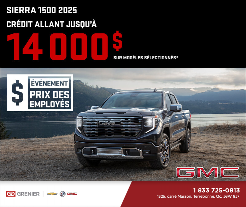 Le GMC Sierra 1500 2025