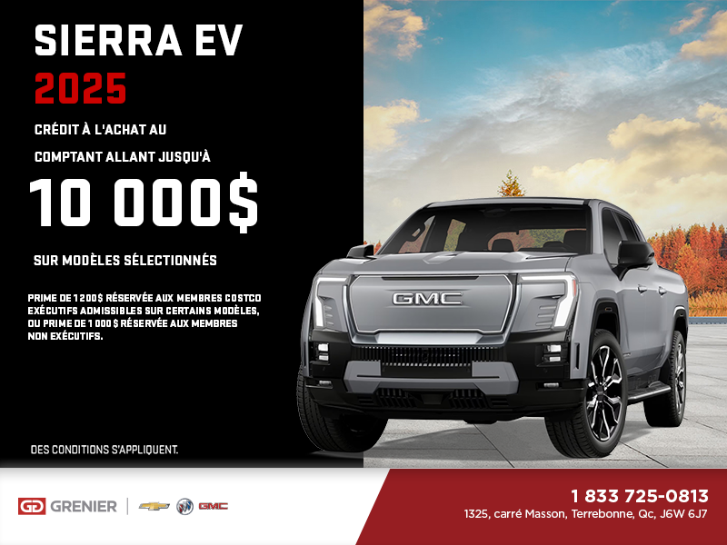 Le GMC Sierra EV 2025