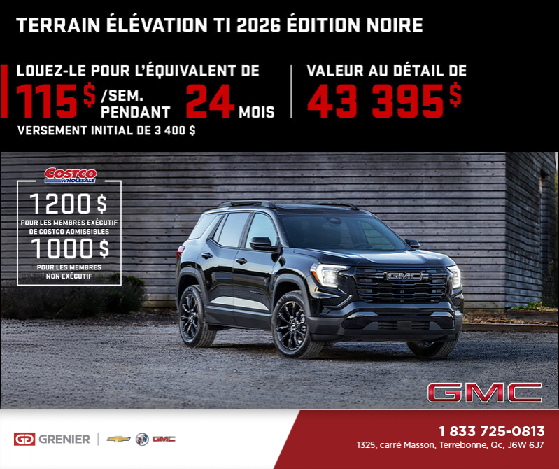 Le GMC Terrain 2026