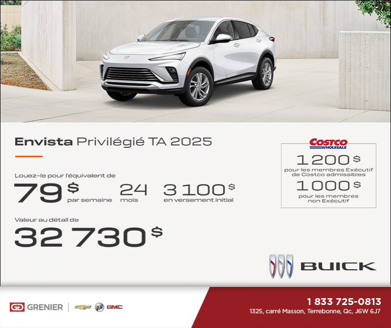 Procurez-vous la Buick Envista 2025