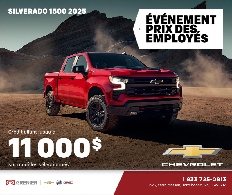 Procurez-vous le Chevrolet Silverado 1500 2025