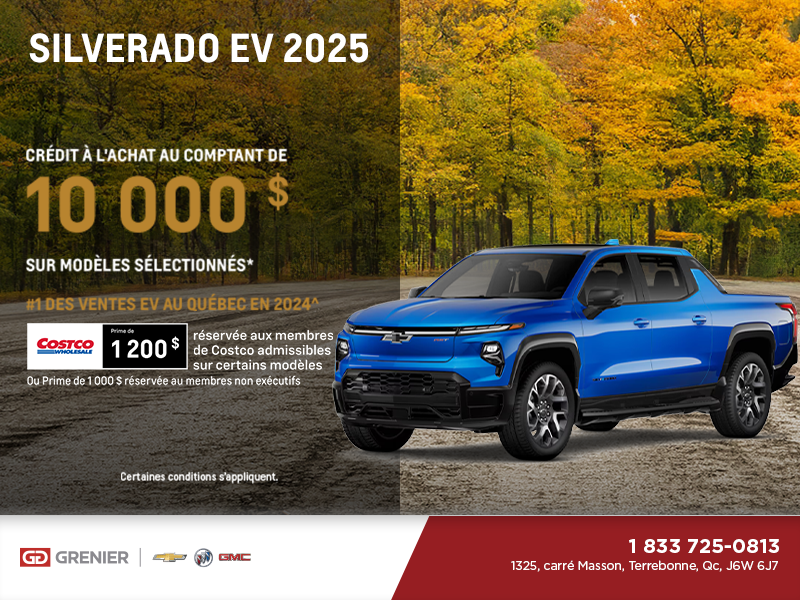 Procurez-vous le Chevrolet Silverado EV 2025