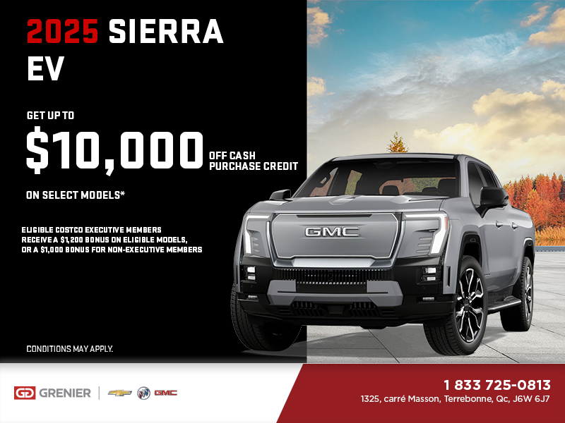 The 2025 GMC Sierra EV