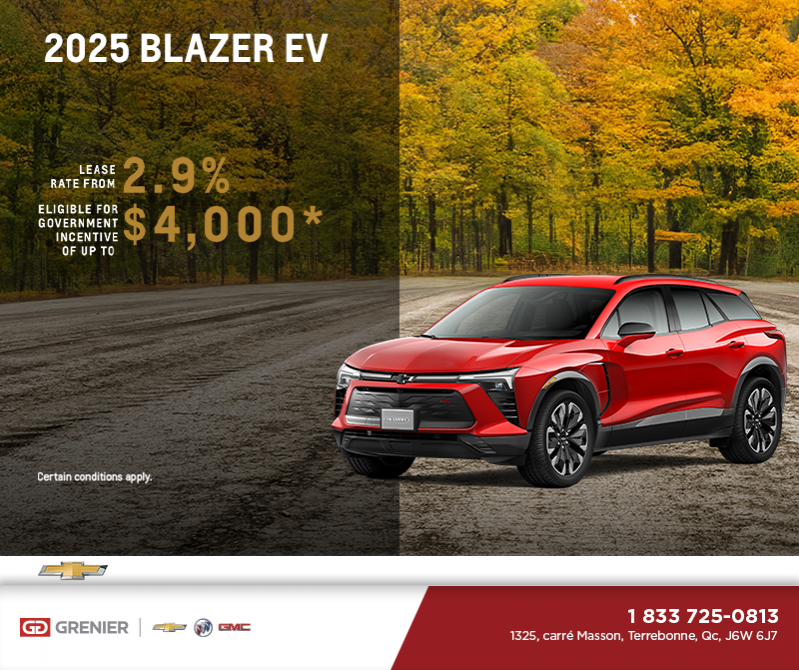 Get the 2025 Chevrolet Blazer EV