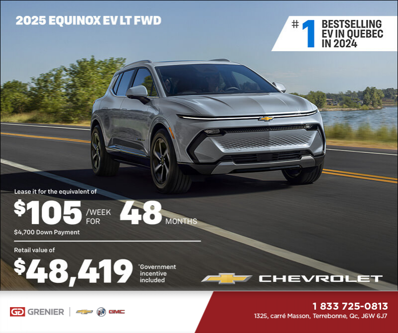 Get the 2025 Chevrolet Equinox EV