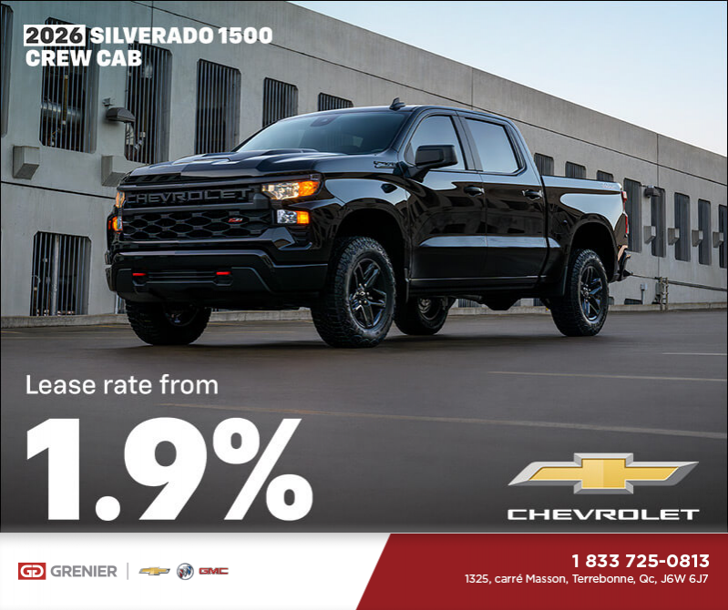 Get the 2026 Chevrolet Silverado 1500
