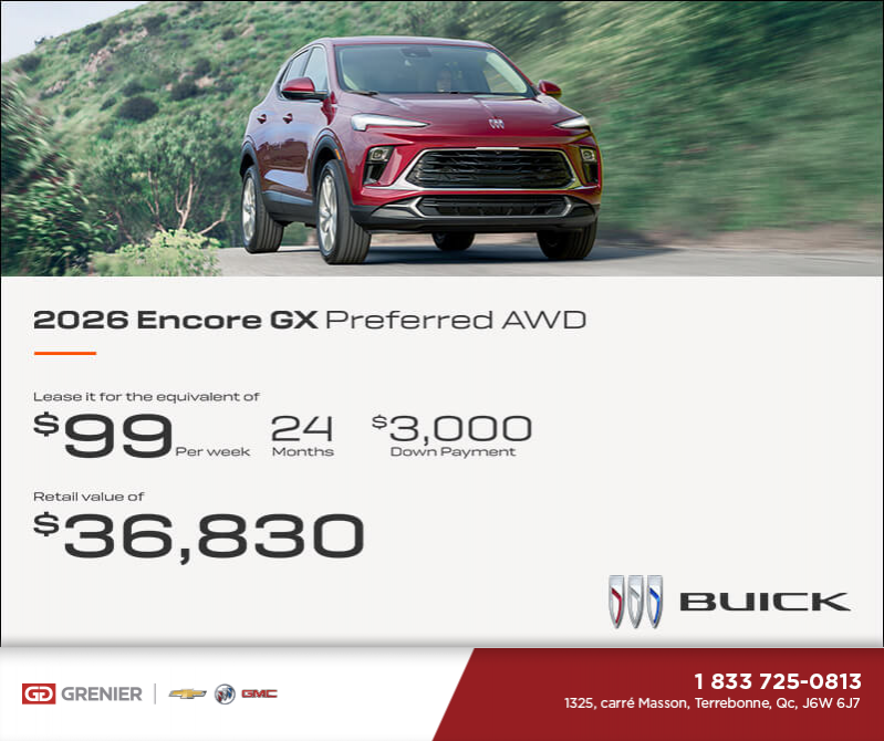 Get the 2025 Buick Encore GX