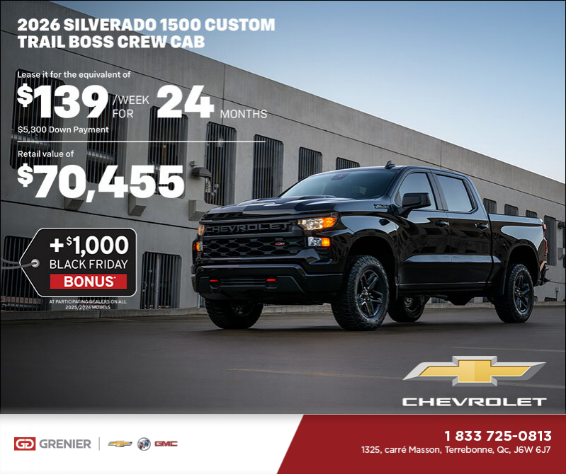 Get the 2026 Chevrolet Silverado 1500