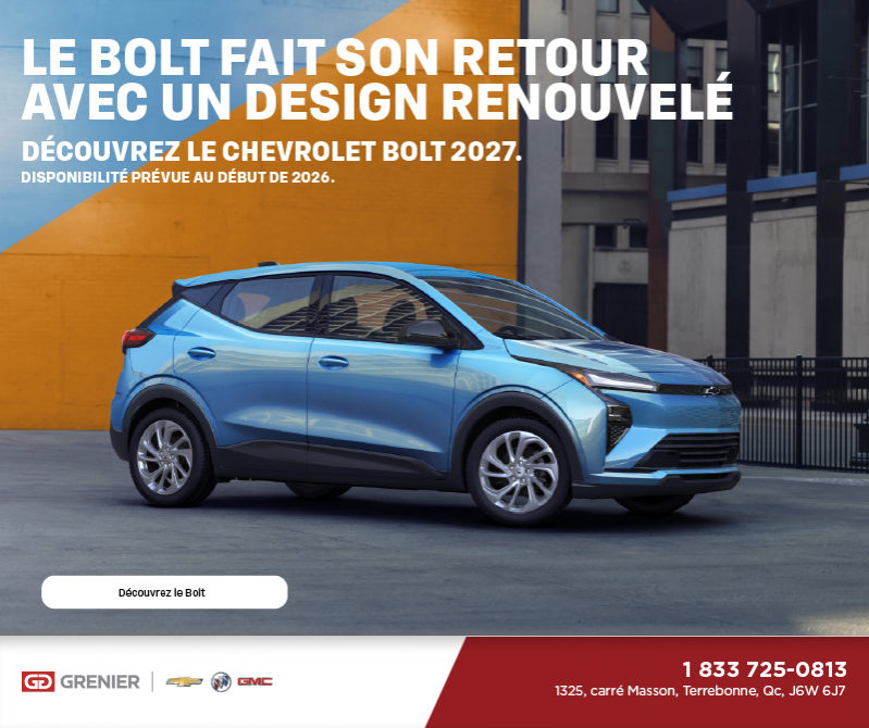 Procurez-vous le Chevrolet Bolt 2027