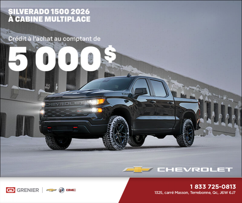 L'événement du mois Chevrolet