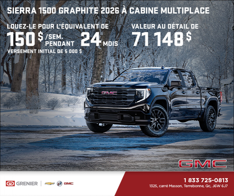 Le GMC Sierra 1500 2026