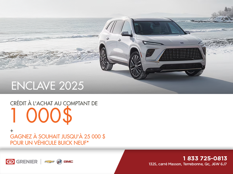 Procurez-vous le Buick Enclave 2025