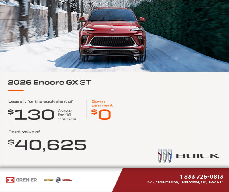 Get the 2026 Buick Encore GX