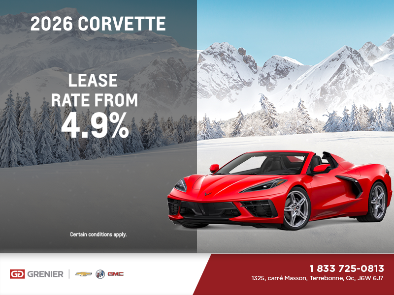 Get the 2026 Chevrolet Corvette
