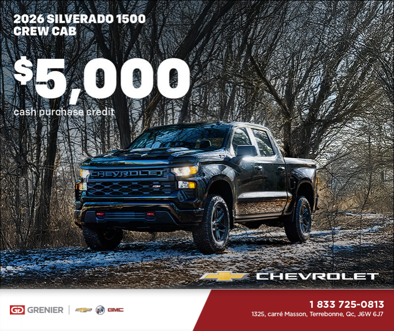 Get the 2026 Chevrolet Silverado 1500