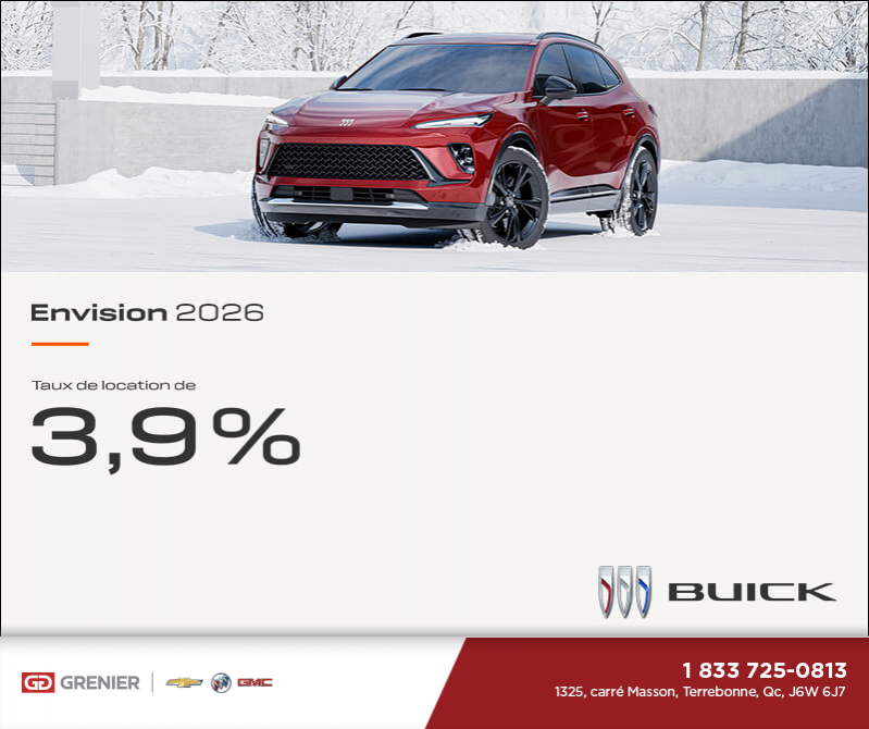 Procurez-vous la Buick Envision 2026