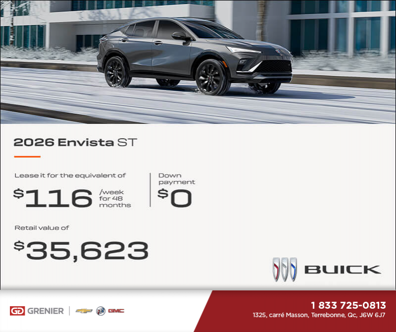 Get the 2026 Buick Envista