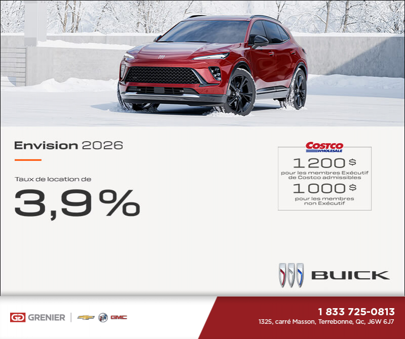 Procurez-vous la Buick Envision 2026