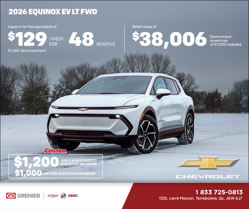 Get the 2026 Chevrolet Equinox EV