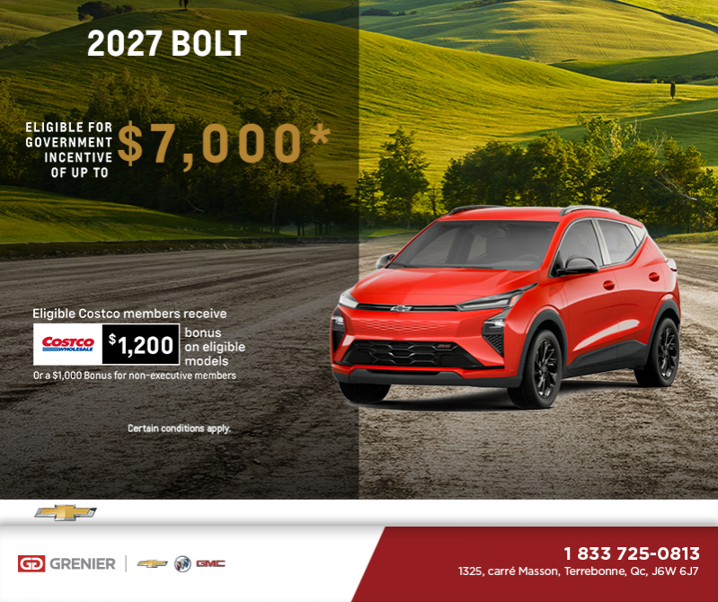 Get the 2027 Chevrolet Bolt