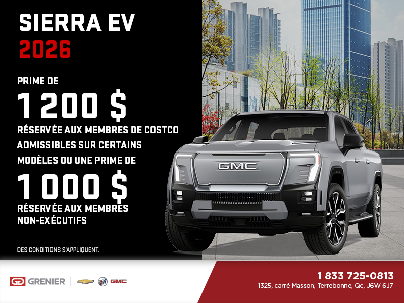 Le GMC Sierra EV 2026