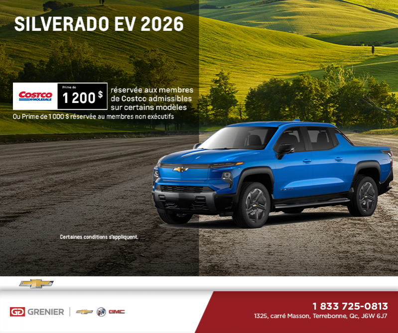 Procurez-vous le Chevrolet Silverado EV 2026