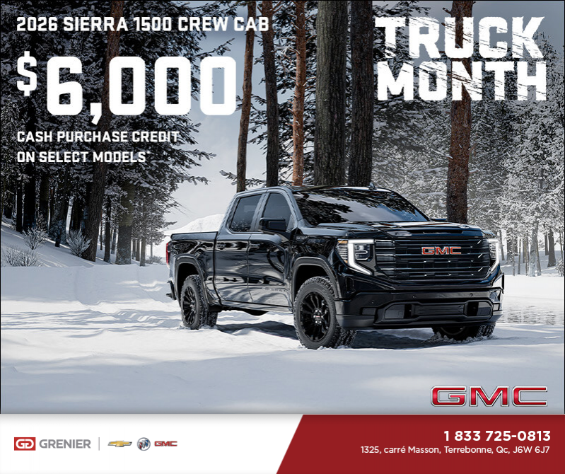 The 2026 GMC Sierra 1500 Crew Cab