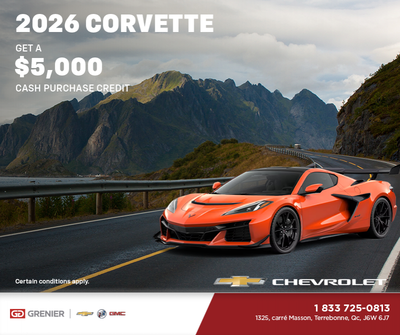 Get the 2026 Chevrolet Corvette
