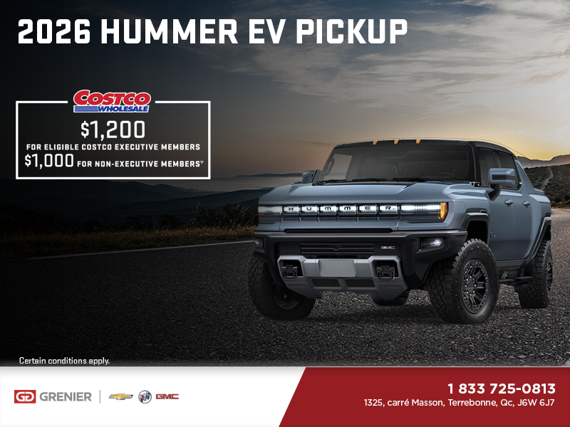 The 2026 GMC Hummer EV Pickup