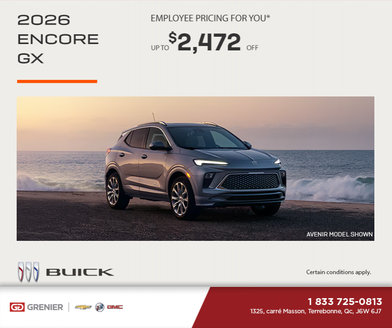 Get the 2026 Buick Encore GX