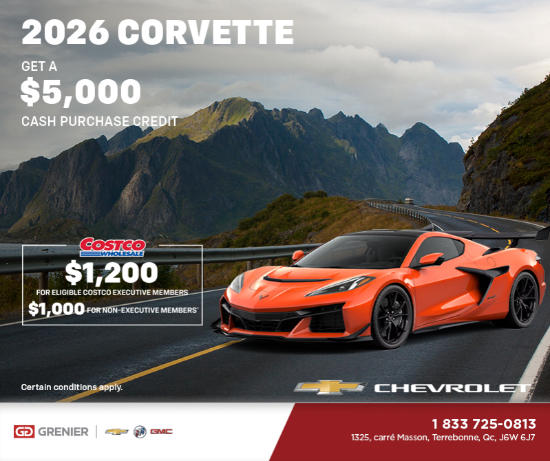 Get the 2026 Chevrolet Corvette