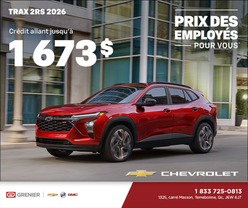 Le Chevrolet Trax 2026
