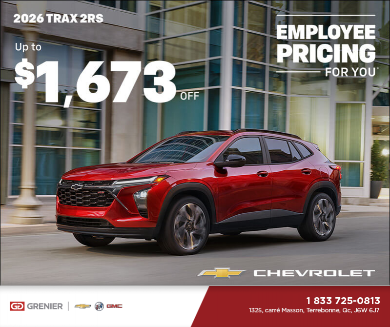 The 2026 Chevrolet Trax