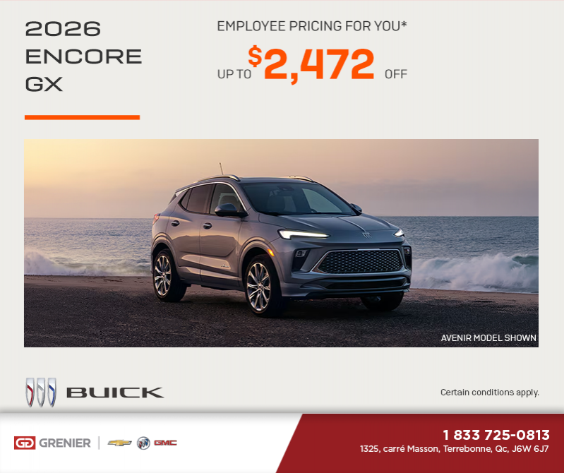 Get the 2026 Buick Encore GX