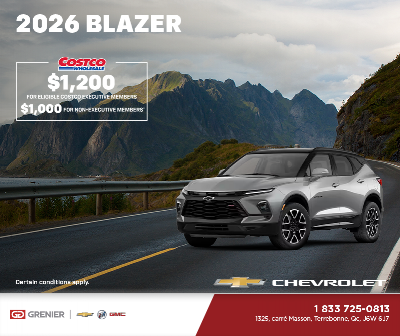 Get the 2026 Chevrolet Blazer